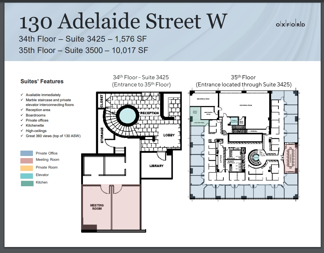 130 Adelaide St W, Toronto, ON à louer Plan d’étage– Image 1 sur 1