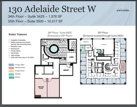 130 Adelaide St W, Toronto, ON à louer Plan d’étage– Image 1 sur 1