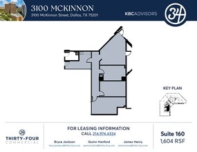 3100 McKinnon St, Dallas, TX à louer Plan d’étage– Image 1 sur 1