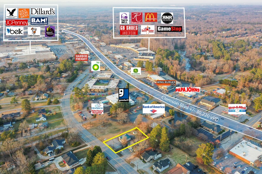 2816 E North Ave, Anderson, SC à louer - Photo de l’immeuble – Image 2 sur 19