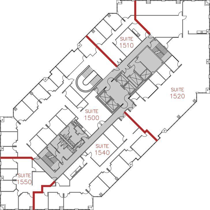 501 W Broadway, San Diego, CA à louer Plan d’étage– Image 1 sur 1
