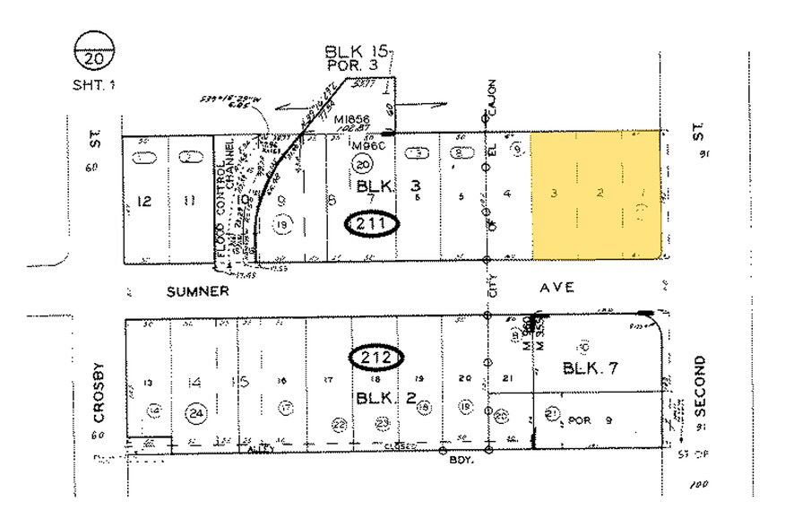 1100-1136 N 2nd St, El Cajon, CA à vendre - Plan cadastral – Image 2 sur 20