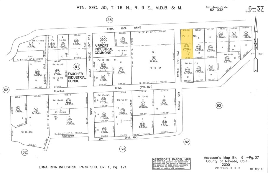 13185-13199 Nevada City Ave, Grass Valley, CA à vendre - Plan cadastral – Image 3 sur 3