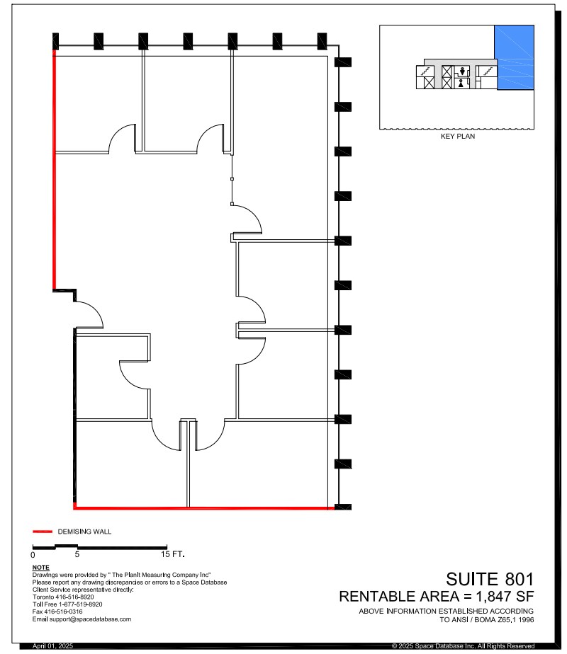 1867 Yonge St, Toronto, ON à louer Plan d’étage– Image 1 sur 1