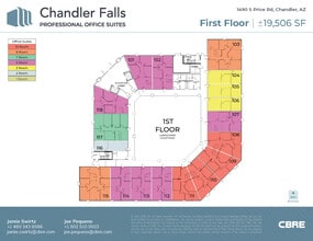 1490 S Price Rd, Chandler, AZ à louer Plan d’étage– Image 2 sur 2