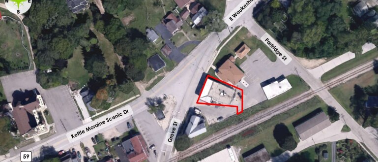 214 Grove St, Eagle, WI à vendre - Aérien – Image 2 sur 3