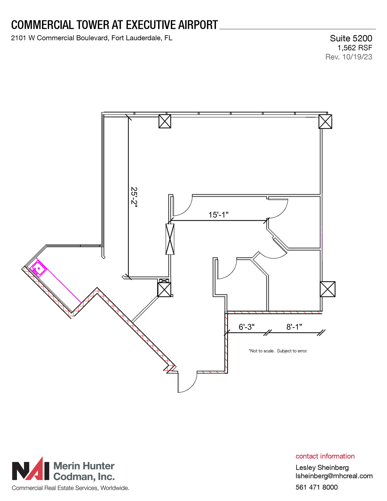 2101 W Commercial Blvd, Fort Lauderdale, FL à louer Plan d’étage– Image 1 sur 1