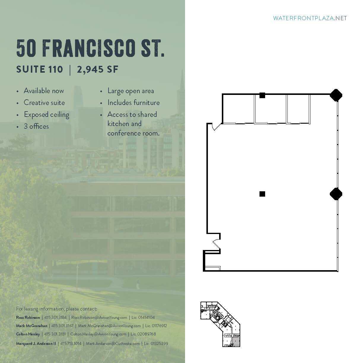 1700 Montgomery St, San Francisco, CA à louer Photo intérieure– Image 1 sur 1