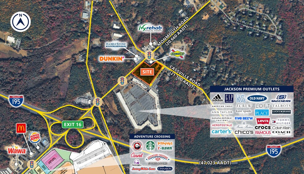 525 Monmouth Rd, Jackson, NJ à louer - Photo de l’immeuble – Image 2 sur 3