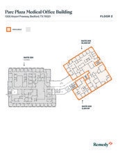 1305 Airport Fwy, Bedford, TX à louer Plan d’étage– Image 2 sur 2