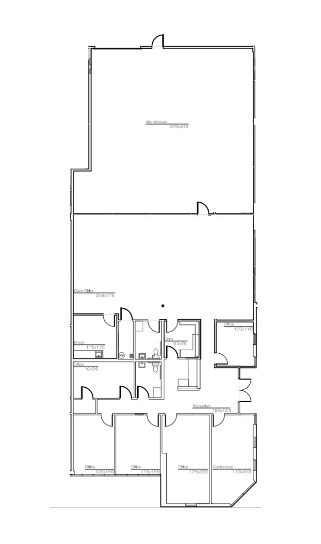 3922 E University Dr, Phoenix, AZ à louer Plan d’étage– Image 1 sur 1