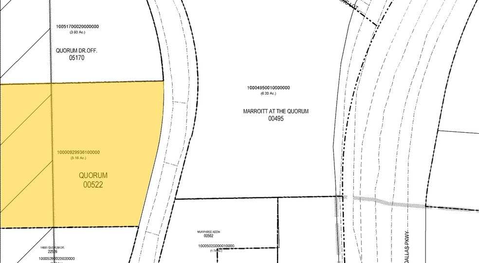 14901 Quorum Dr, Dallas, TX à louer - Plan cadastral – Image 2 sur 27