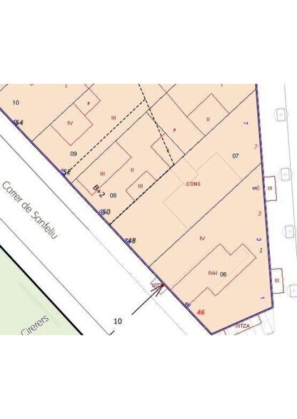Terrain dans L'Hospitalet de Llobregat, Barcelona à vendre - Plan de site – Image 2 sur 2