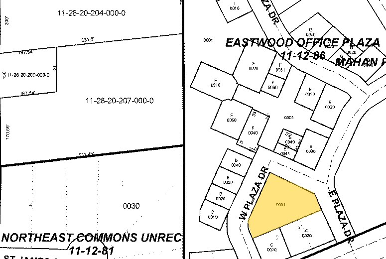1605 E Plaza Dr, Tallahassee, FL à louer - Plan cadastral – Image 2 sur 7