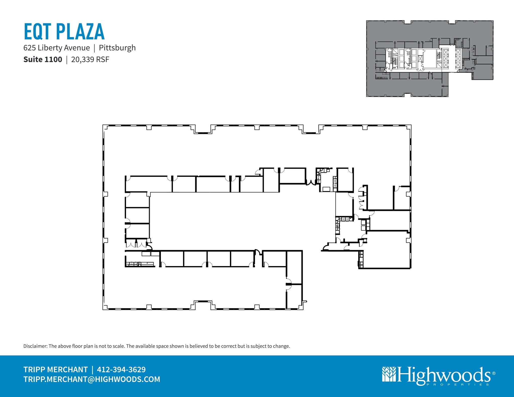 625 Liberty Ave, Pittsburgh, PA à louer Plan de site– Image 1 sur 1