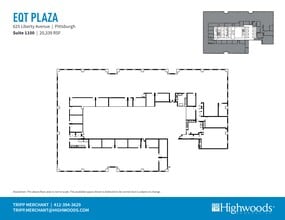 625 Liberty Ave, Pittsburgh, PA à louer Plan de site– Image 1 sur 1