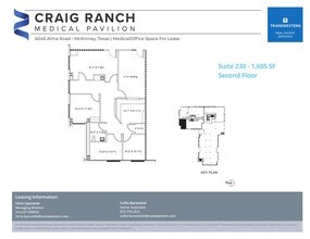 6045 Alma Rd, McKinney, TX à louer Plan d’étage– Image 1 sur 1