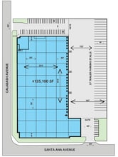 13930 Santa Ana Ave, Fontana, CA à louer Plan d’étage– Image 1 sur 1