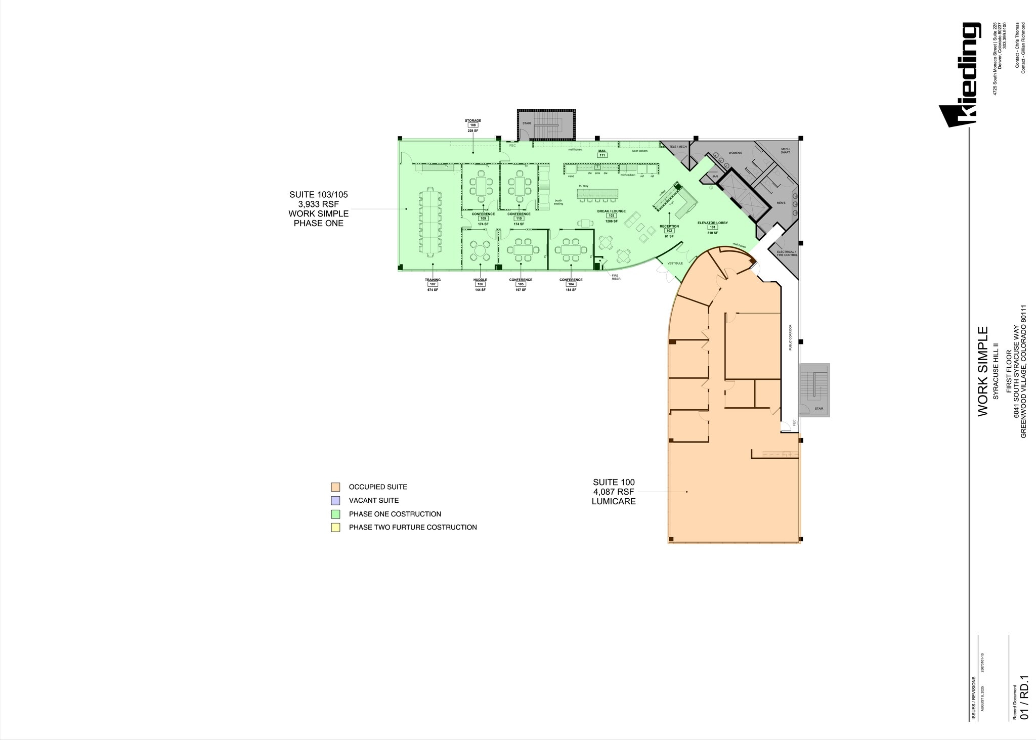 6041 S Syracuse Way, Greenwood Village, CO à louer Plan de site– Image 1 sur 1