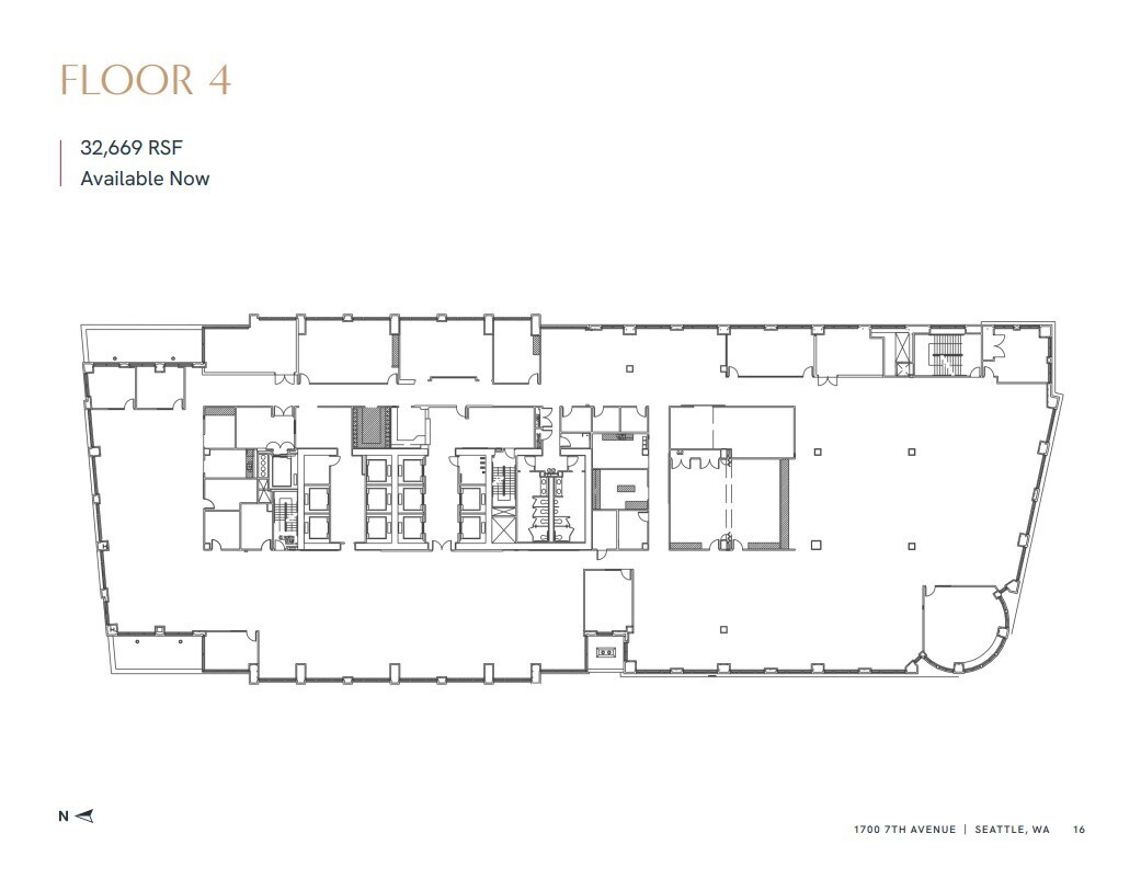 1700 7th Ave, Seattle, WA à louer Plan d’étage– Image 1 sur 1