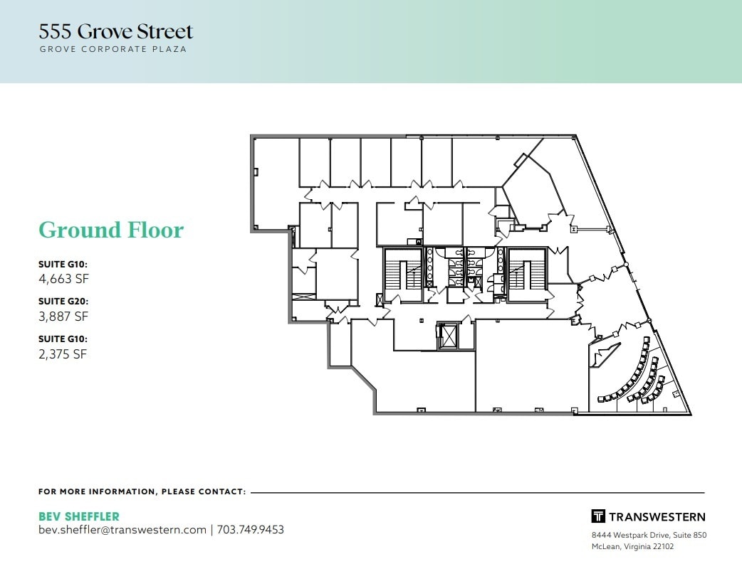 555 Grove St, Herndon, VA à louer Plan d’étage– Image 1 sur 1
