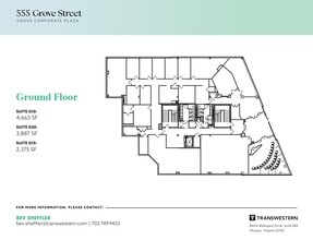 555 Grove St, Herndon, VA à louer Plan d’étage– Image 1 sur 1
