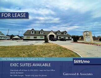 Plus de détails pour 1002 Village Square Dr, Tomball, TX - Bureau à louer