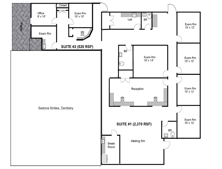 120 Northview Rd, Sedona, AZ à louer Plan d’étage– Image 1 sur 1
