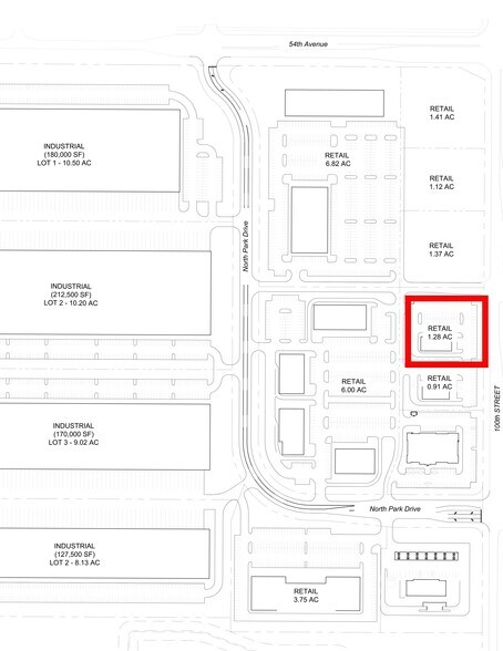 5200 100th St, Urbandale, IA à vendre - Plan de site – Image 2 sur 2