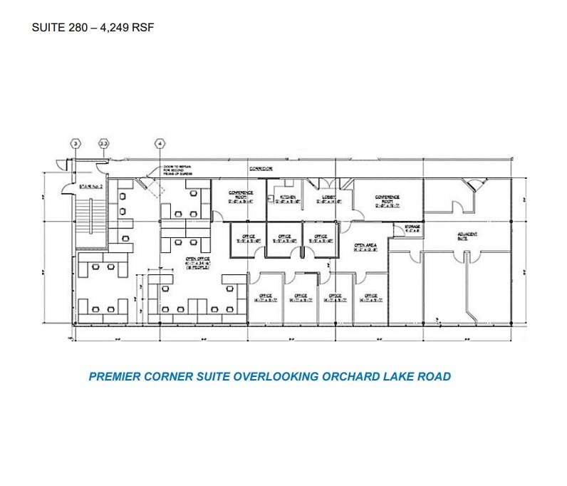 6230 Orchard Lake Rd, West Bloomfield, MI à louer Plan d’étage– Image 1 sur 1