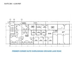 6230 Orchard Lake Rd, West Bloomfield, MI à louer Plan d’étage– Image 1 sur 1