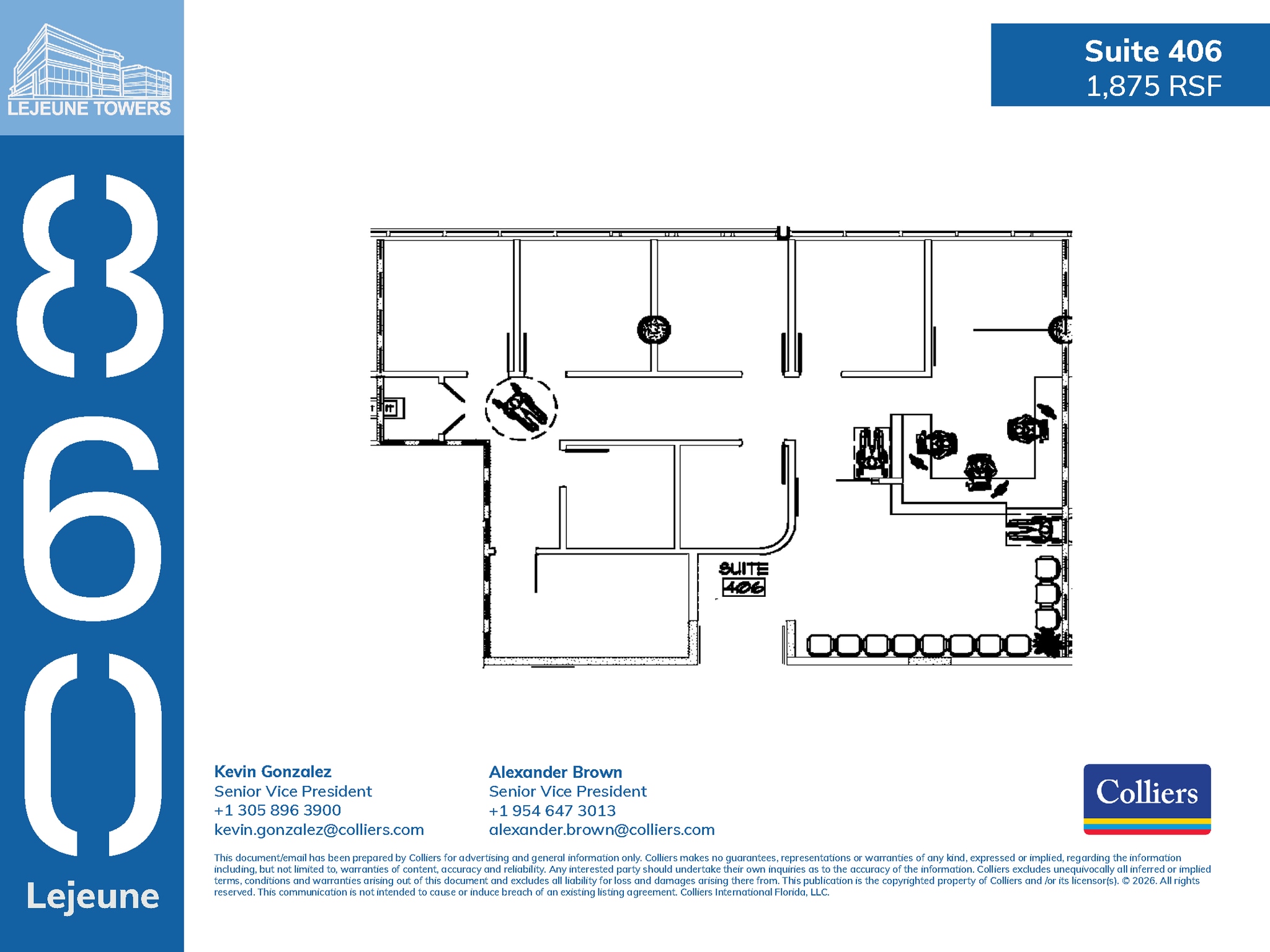 850 NW 42nd Ave, Miami, FL à louer Plan d’étage– Image 1 sur 1