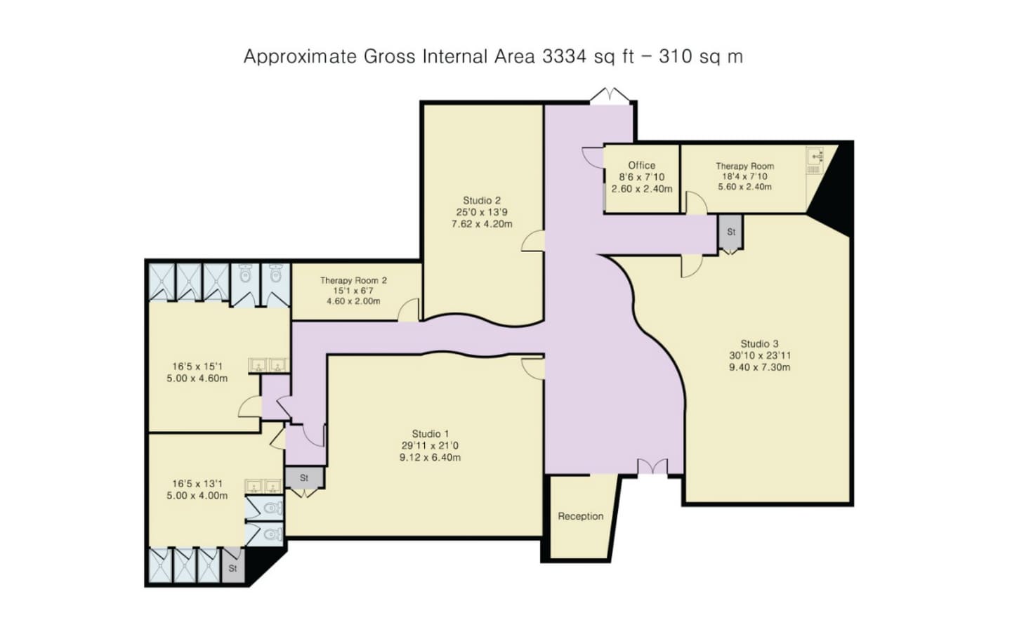 14 Collent St, Londres, LND E9 6SG - Lot BSMT - - Plan d’étage - Image 1 of 11