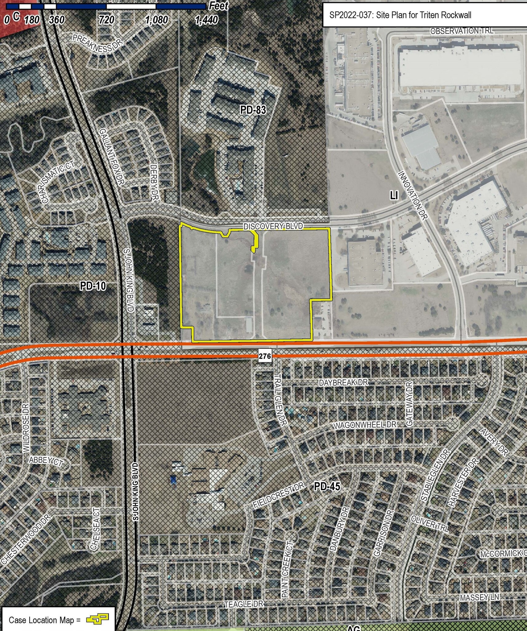 1725 State Highway 276, Rockwall, TX à louer Plan de site– Image 1 sur 2