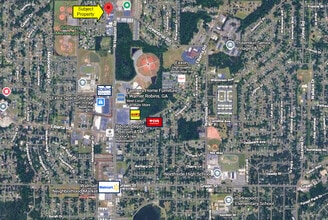 1035 N Houston Rd, Warner Robins, GA - Vue aérienne vue de carte