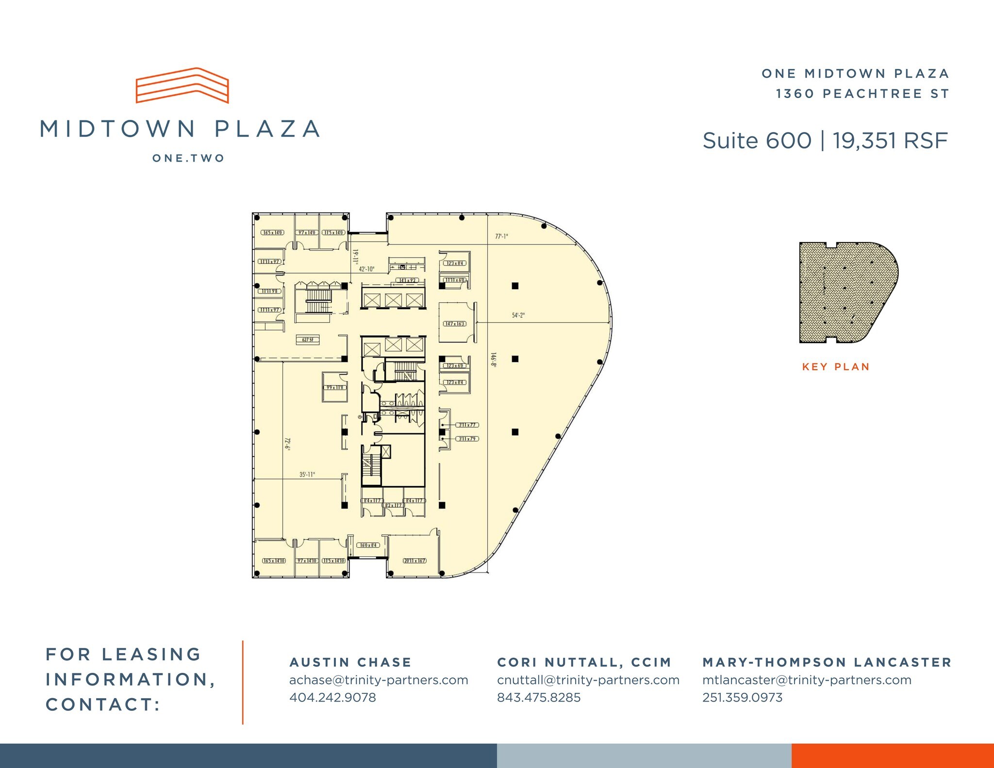 1360 Peachtree St NE, Atlanta, GA à louer Plan de site– Image 1 sur 1