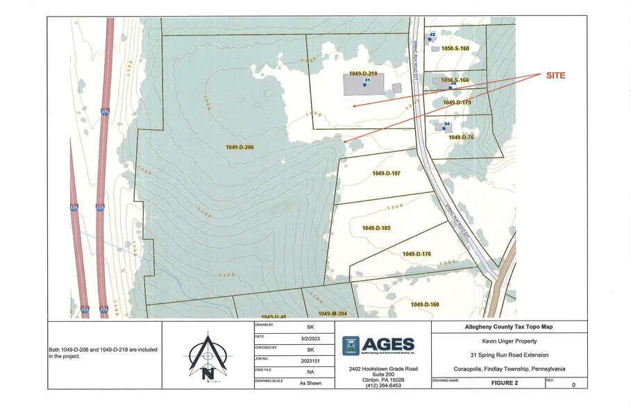 Spring Run Road Ext. - Findlay Township, Coraopolis, PA à vendre - Autre – Image 3 sur 6