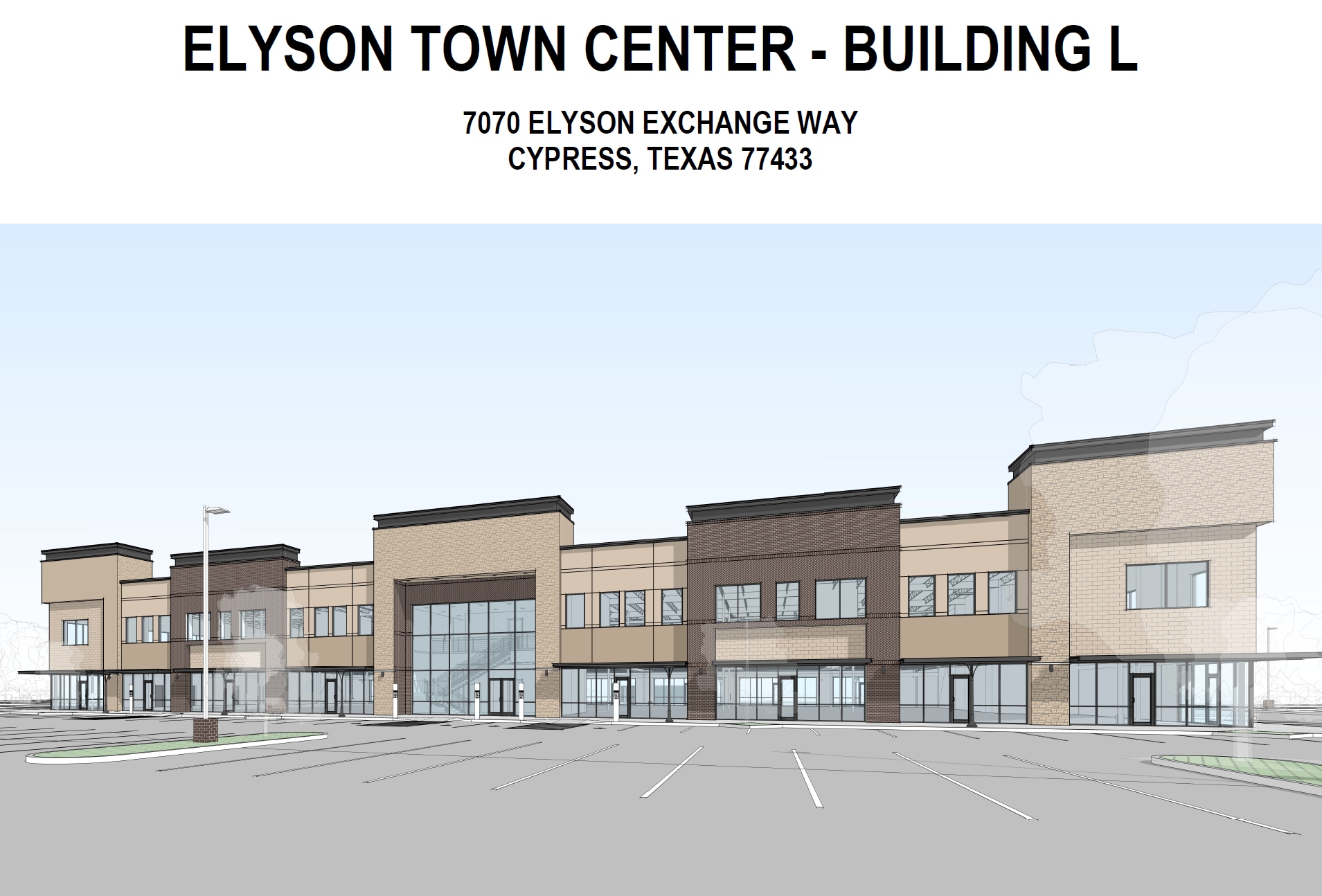 7070 Elyson Exchange Way, Cypress, TX à louer Photo de l’immeuble– Image 1 sur 3