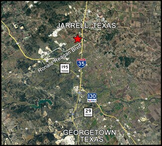 Plus de détails pour NW Corner I-35 / Ronald Reagan Blvd, Jarrell, TX - Terrain à vendre