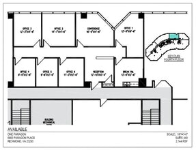 6800 Paragon Pl, Richmond, VA à louer Plan d’étage– Image 2 sur 2