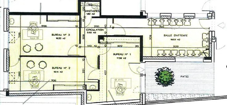 Local d’activités dans Heyrieux à louer Plan d’étage– Image 1 sur 3