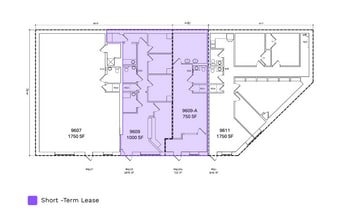 9601-9611 Reisterstown Rd, Owings Mills, MD à louer Plan d’étage– Image 1 sur 1