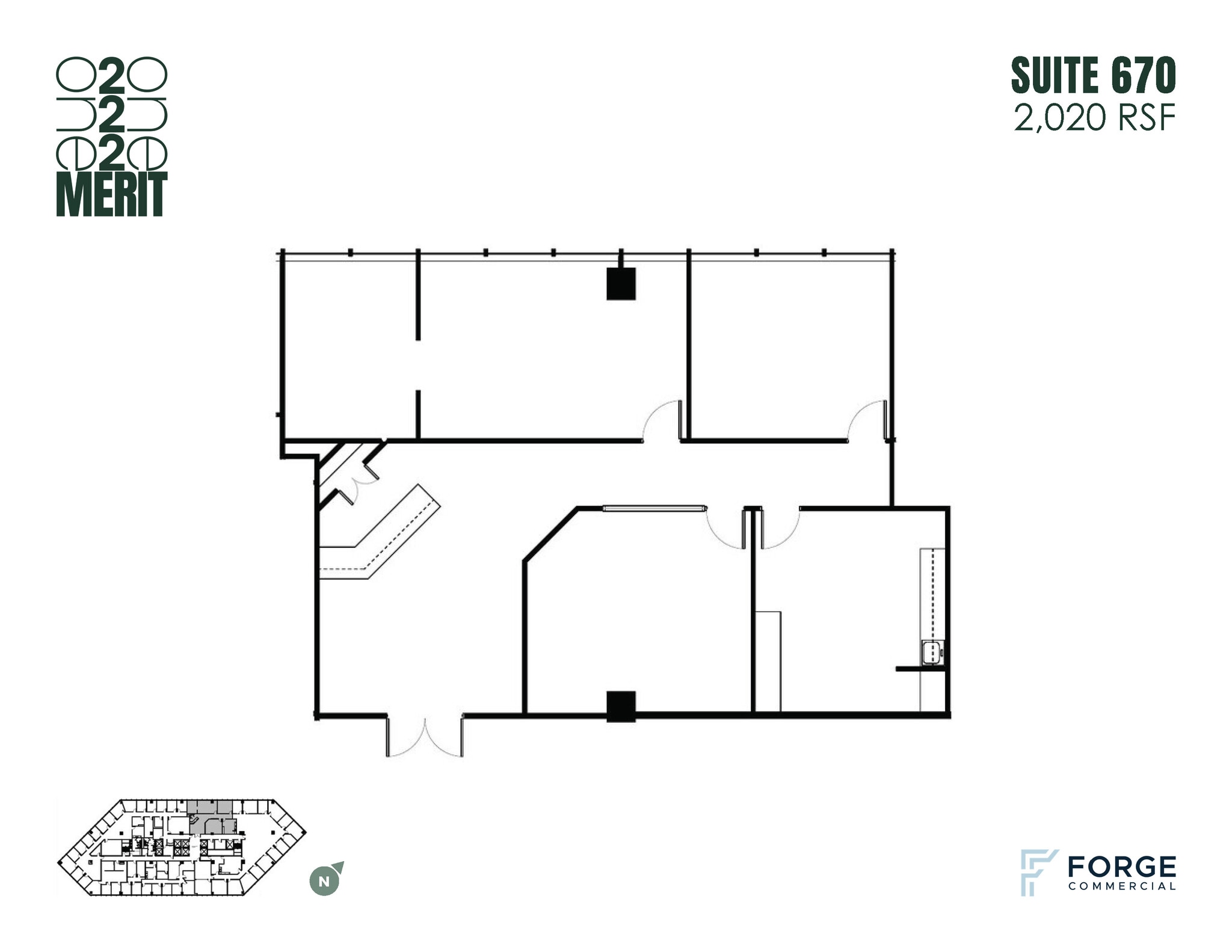 12221 Merit Dr, Dallas, TX à louer Plan d’étage– Image 1 sur 1