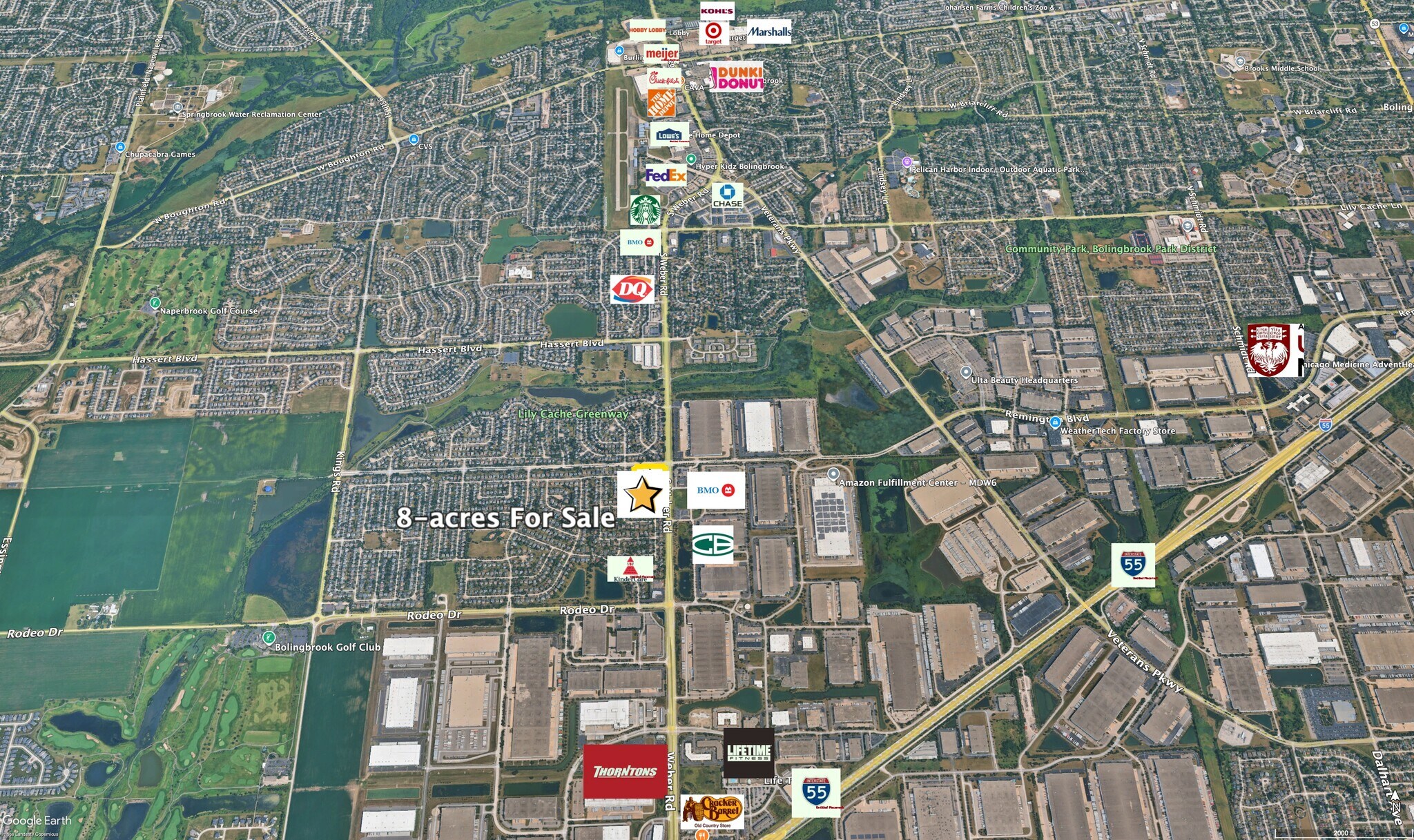 Weber Road and Clarr Blvd. Rd, Bolingbrook, IL à vendre Photo principale– Image 1 sur 7