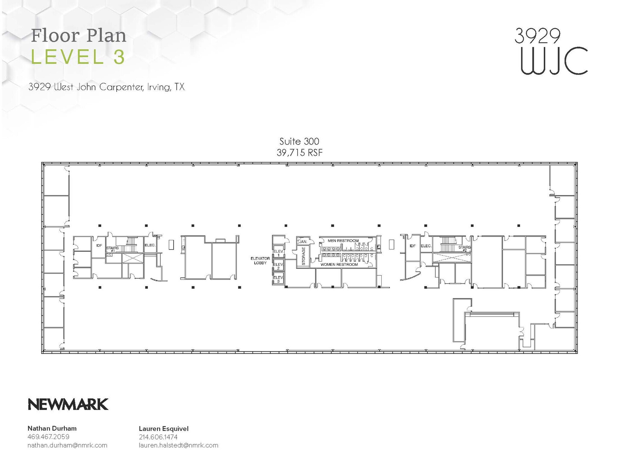 3929 W John Carpenter Fwy, Irving, TX à louer Plan d’étage– Image 1 sur 1