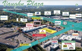 Plus de détails pour 5030-5072 Vaughn Rd, Montgomery, AL - Bureau/Local commercial, Local commercial à louer