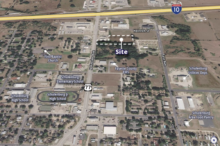 Highway 77, Schulenburg, TX à vendre - Aérien – Image 3 sur 5