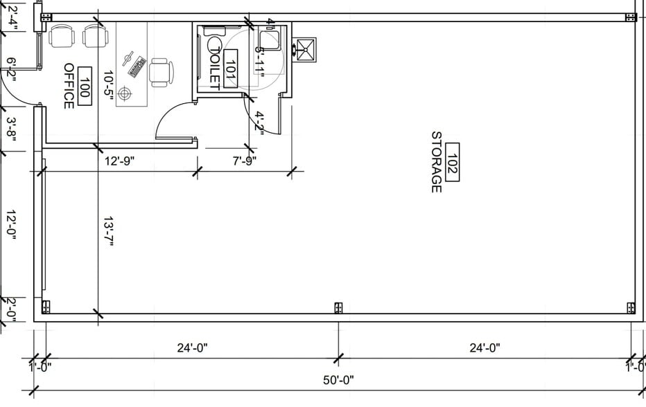 4586 Sunbeam Rd, Jacksonville, FL à louer - Plan d’étage – Image 2 sur 2