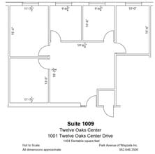 600 Twelve Oaks Center Dr, Wayzata, MN à louer Plan d’étage– Image 1 sur 1