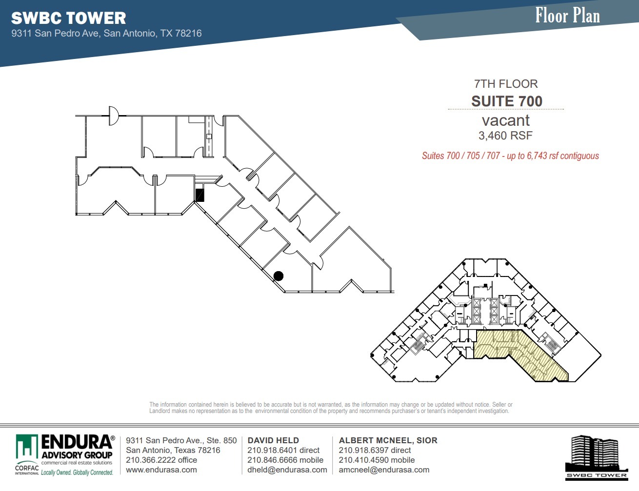 9311 San Pedro Ave, San Antonio, TX à louer Plan d’étage– Image 1 sur 1